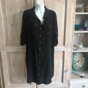 Calvin Klein Shirt Dress Women's size 12